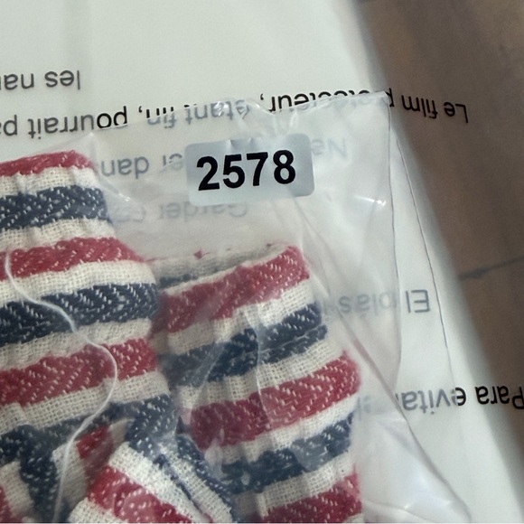 Indigo Rein Linen Pants Womens Large Multicolor Striped Wide Leg Rayon - Picture 11 of 11